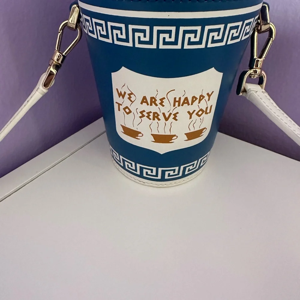 Kate spade happy to serve you coffee cup bag - Picture 4 of 12